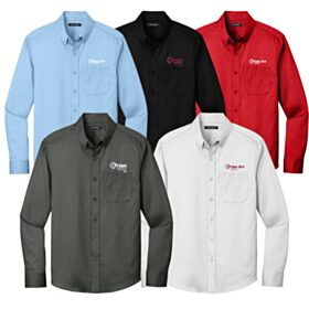 ART-Men's Long Sleeve SuperPro React Twill Shirt. W808