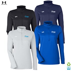 Under Armour Ladies' Team Tech 1/2-Zip. 1376862 - DF/LC