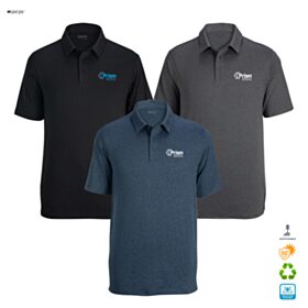 Point Grey Men's Recycled Heather Polo. 1592 - DF/LC