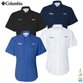 Columbia Ladies' PFG Tamiami Short Sleeve Shirt. 212466 - DF/RC