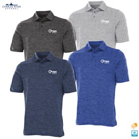 CR Men's Space Dye Performance Polo. 3814 - DF/LC
