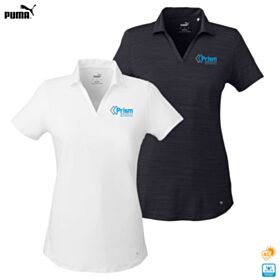 Puma Ladies' Cloudspun Free V-neck Polo. 597695
