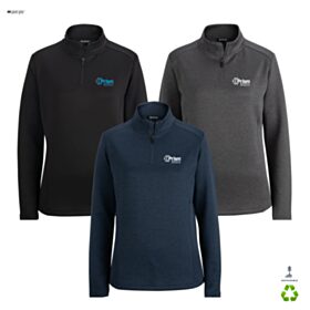 Point Grey Ladies' Double-Knit 1/4-Zip. 6482