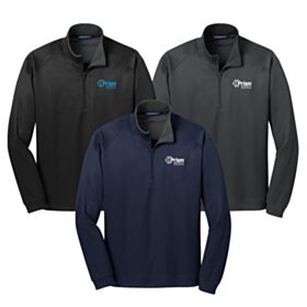 Vertical Texture 1/4-Zip. K805