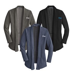 Ladies' Interlock Cardigan. L807