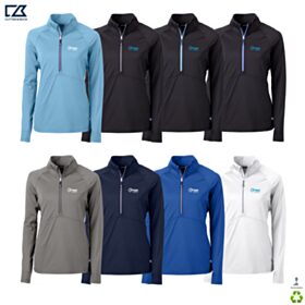 C&B Ladies' Adapt Recycled Knit Stretch 1/2-Zip Pullover. LCK00128 - DF/LC