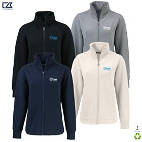 C&B Ladies' Roam Buttery-Soft Knit Recycled Full-Zip Jacket. LCK00162