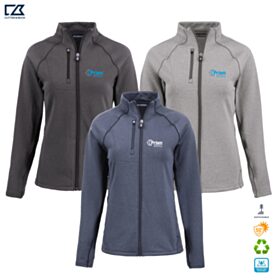 C&B Ladies' Peshatin Fleece Lined Recycled Full-Zip Jacket. LCK00200