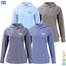 C&B Ladies' Adapt Recycled Knit Stretch Hooded Pullover. LCK00203 - DF/LC