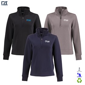 C&B Ladies' Roam Recycled Buttery-Soft Knit 1/4-Zip Pullover. LCK00209