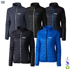C&B Ladies' Rainier Eco Insulated Full-Zip Puffer Jacket. LCO00007