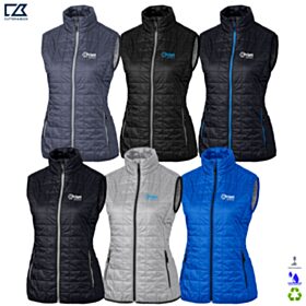 C&B Ladies' Rainier Eco Insulated Full-Zip Puffer Vest. LCO00008