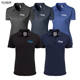 Clique Ladies' Charge Active Jersey Polo. LQK00079 - DF/LC