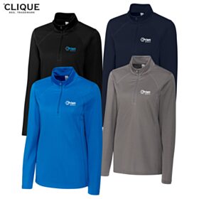 Clique Ladies' Ice Tech 1/2-Zip Pullover. LQK00084 - DF/LC