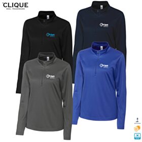 Clique Ladies' Spin Eco Performance 1/2-Zip Pullover. LQK00085 - DF/LC
