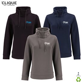 Clique Ladies' Haven Recycled Scoop Neck Hoodie. LQK00090