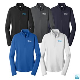Sport-Tek Ladies' PosiCharge 1/4-Zip Pullover. LST357