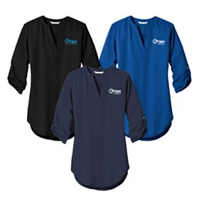 Ladies' 3/4-Sleeve Tunic Blouse. LW701