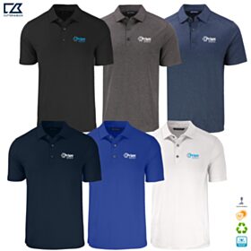 C&B Men's Forge Recycled Four-Way Stretch Polo. MCK01236 - DF/LC