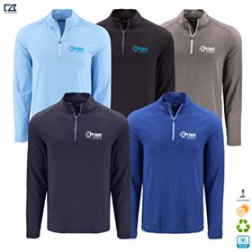 C&B Men's Coastline Eco Comfort Recycled 1/4-Zip. MCK01347 - DF/LC