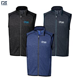 C&B Men's Mainsail Sweater-Knit Full-Zip Vest. MCO00047