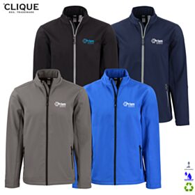 Clique Men's Tempo Stretch Full-Zip Softshell Jacket. MQO00077