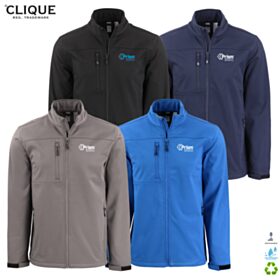 Clique Men's Tempest Waterproof Full-Zip Softshell Jacket. MQO00078
