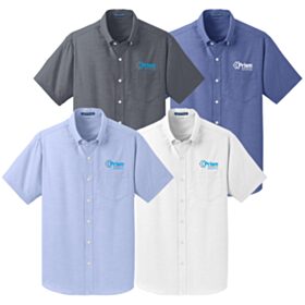 Men's Short Sleeve SuperPro Oxford Shirt. S659