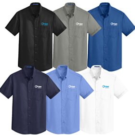 Men's Short Sleeve SuperPro Twill Shirt. S664