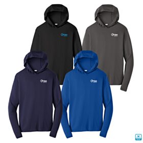 PosiCharge Wicking Hooded Pullover. ST358 - DF/LC