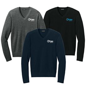 Men's Easy Care V-Neck Sweater. SW2850