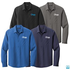 Men's Long Sleeve Performance Staff Shirt. W401