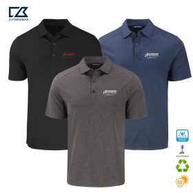 C&B Men's Forge Recycled Four-Way Stretch Polo. MCK01236 - DF/LC