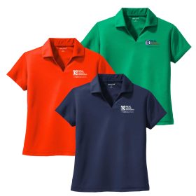 Ladies' Dri-Mesh V-Neck Polo. L469