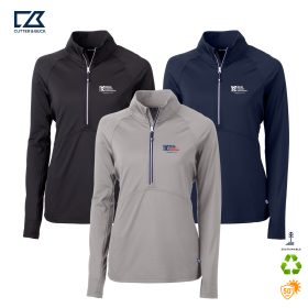 C&B Ladies' Adapt Recycled Soft Knit Stretch 1/2-Zip. LCK00128 - DF/LC