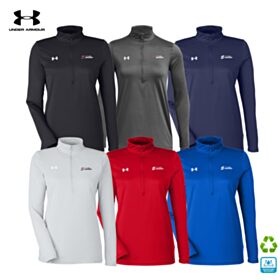 Under Armour Ladies' Team Tech 1/2-Zip. 1376862 - DF/LC