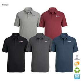 Point Grey Men's Recycled Heather Polo. 1592 - DF/LC
