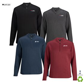 Point Grey Men's Double-Knit 1/4-Zip. 3482