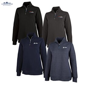 CR Ladies' Crosswind 1/4-Zip Sweatshirt. 5459