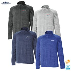 CR Men's Space Dye Performance Pullover. 9763 - DF/LC