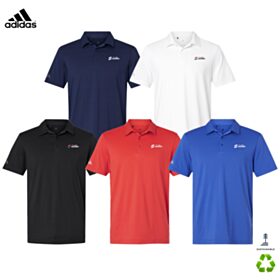 Adidas Men's Textured Stripe Polo. A704 - DF/LC