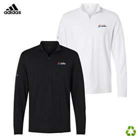 Adidas Men's Textured Stripe 1/4-Zip. A708 - DF/LC