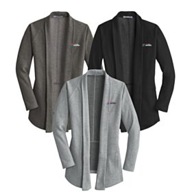 Ladies' Interlock Cardigan. L807