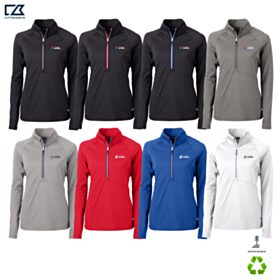 C&B Ladies' Adapt Recycled Knit Stretch 1/2-Zip Pullover. LCK00128 - DF/LC