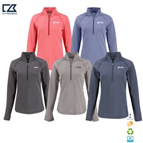 C&B Ladies' Peshastin Fleece Lined Recycled 1/2-Zip Pullover. LCK00182 - DF/LC