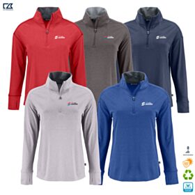 C&B Ladies' Forge Recycled Four-Way Stretch 1/4-Zip. LCK00227 - DF/LC