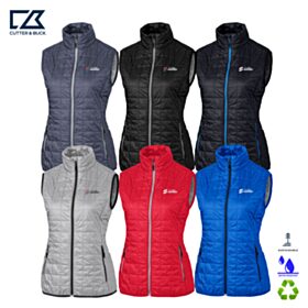 C&B Ladies' Rainier Eco Insulated Full-Zip Puffer Vest. LCO00008