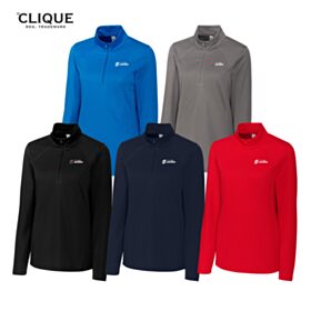 Clique Ladies' Ice Tech 1/2-Zip Pullover. LQK00084 - DF/LC