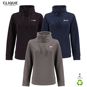 Clique Ladies' Haven Recycled Scoop Neck Hoodie. LQK00090