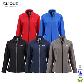 Clique Ladies' Tempo Stretch Full-Zip Softshell Jacket. LQO00068